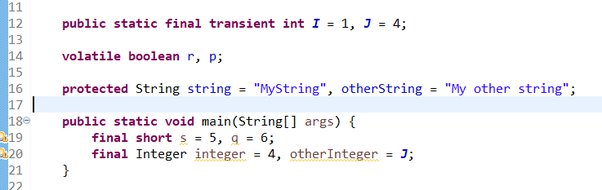 Declare Multiple Variables