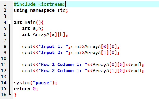 C++ Arrays