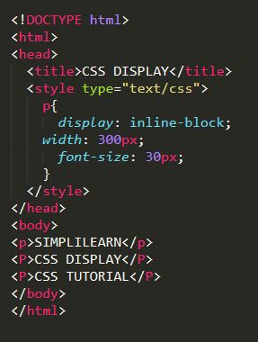 CSS Inline-block