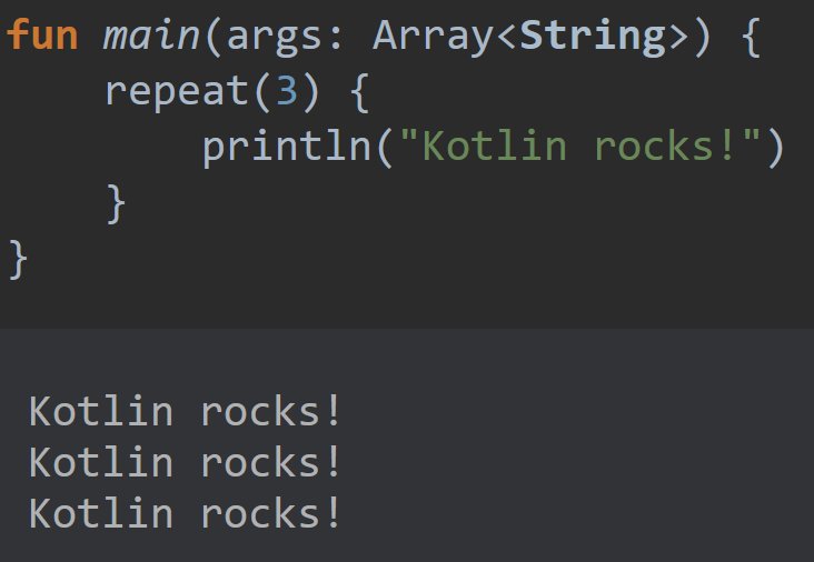 Kotlin For Loop