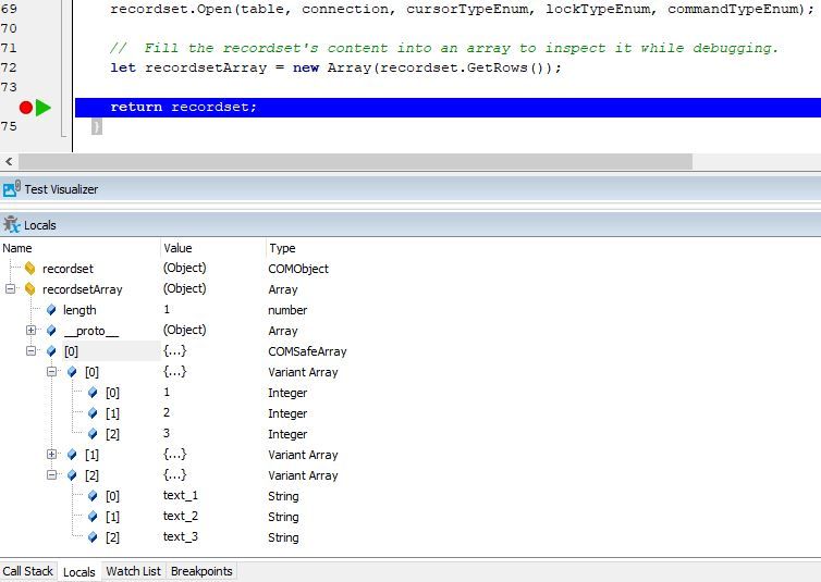 ADO DataTypes