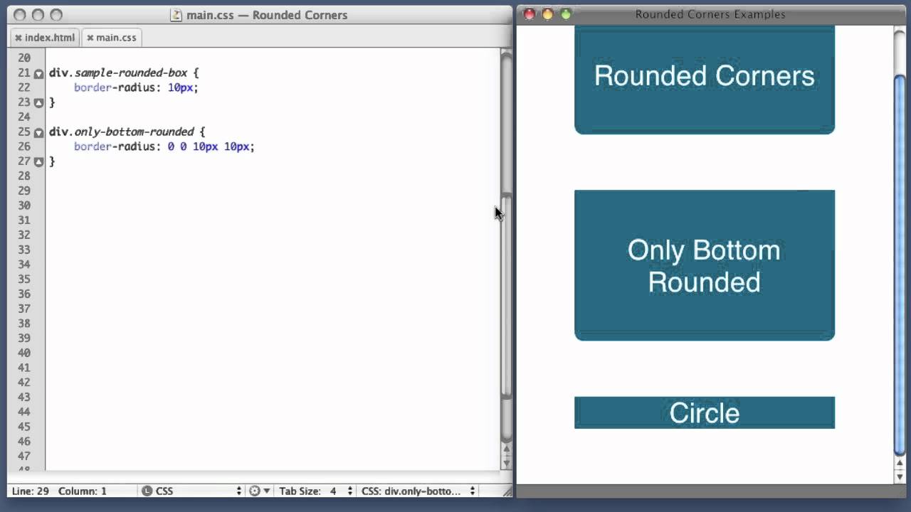 CSS Rounded Corners